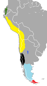 Distribution of culpeo's subspecies.png