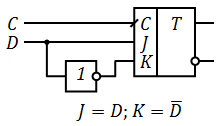 Реализация D-триггера на базе JK-триггера.png