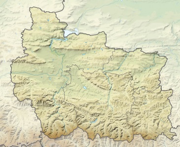 Bulgaria Gabrovo Province relief location map.jpg