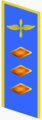 Петличный знак комкора авиации РККА.