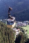 Канатная дорога у Zell am See в австрийских Альпах