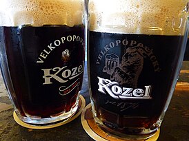 Velkepopovicky Kozel beer.jpg