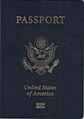 Обложка современного биометрического паспорта США (2007)