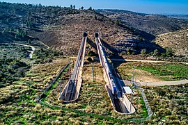 Tel Aviv-Jerusalem New Railroad - Bridge no. 8, Nahal Yitla Train Bridge