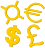 Gold Currency Symbols.svg