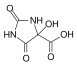 4-hydroxy-2,5-dioxo-4-imidazolidinecarboxylic acid.svg