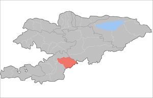 Кара-Кульджинский район на карте