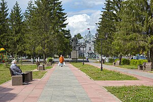 Московская улица в Малой Вишере