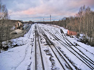 Южная горловина, будка управления, снесённая в конце 2000-х