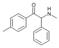 Alpha-phenylmephedrone structure.png