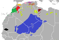 Районы в Северной Африке, где говорят на берберских языках