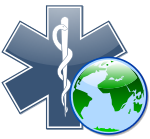 Globe-Star of life.svg