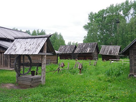 Крестьянский двор в Костромской слободе