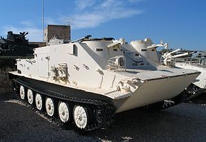 OT-62 TOPAS APC в музее Яд ла-Ширион, Израиль.