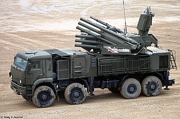 Панцирь-С на 8x8 шасси КАМАЗа-6560