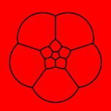 Dodecahedron stereographic projection.svg