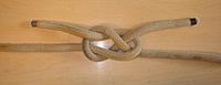 Single carrick bend (англ.), Single carrick bend.