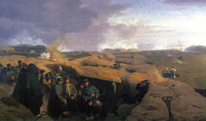 Битва при Дюббеле, картина Йергена Зонне (1871)