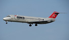 DC-9-31 авиакомпании Northwest Airlines