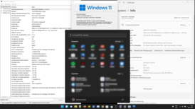 Рабочий стол Windows 11 — панель задач и главное меню по умолчанию отцентрированы