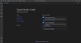 Скриншот программы Visual Studio Code