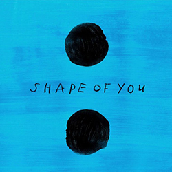 Обложка сингла Эда Ширана «Shape of You» (2017)