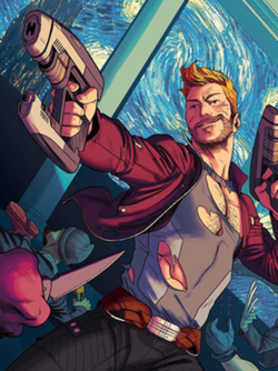 Беcтекстовый вариант обложки Star-Lord № 1