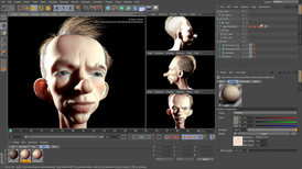 Скриншот программы Maxon cinema 4D