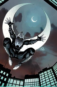 Лунный рыцарь на обложке комикса Moon Knight (Vol. 7) #3 (май 2014). Художник — Райан Стегманruen.